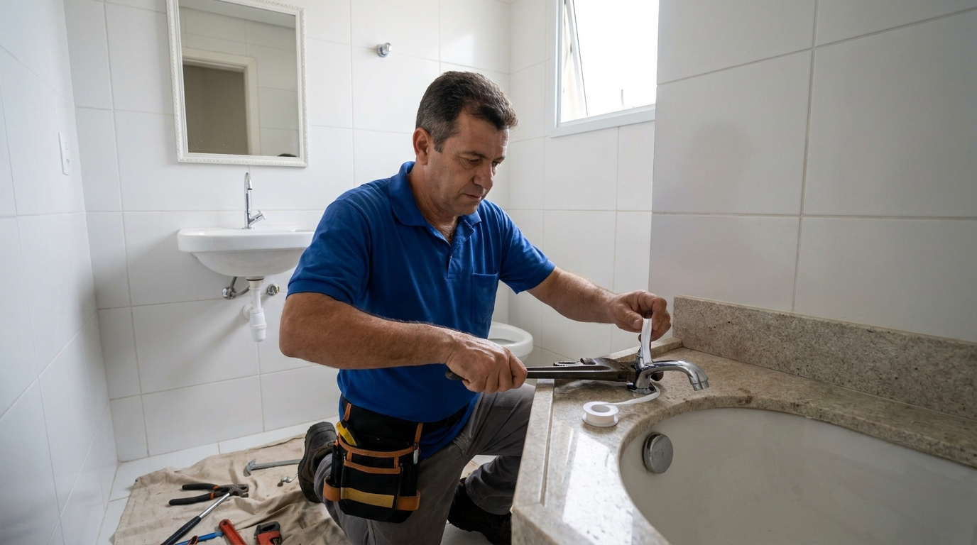 Instalação de torneira de cozinha em Bragança Paulista‑SP