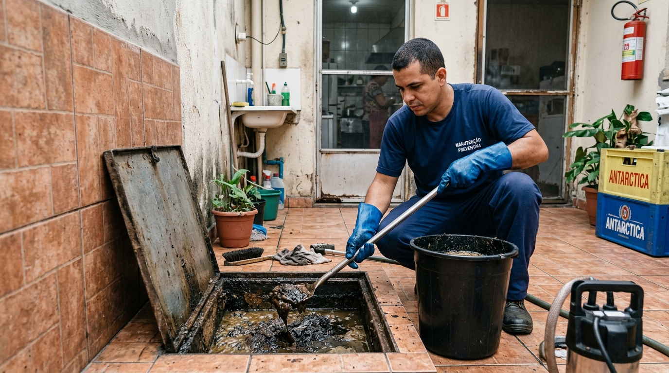 Limpeza de Caixa de Gordura perto de mim em Bragança Paulista‑SP